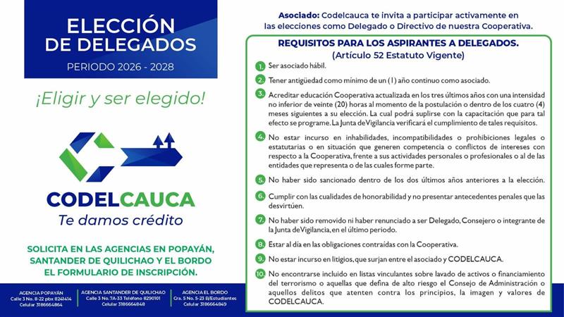 Elección de Delegados